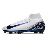 Chuteira Campo Nike Air Zoom Mercurial Superfly 10 Elite FG Branca e Verde